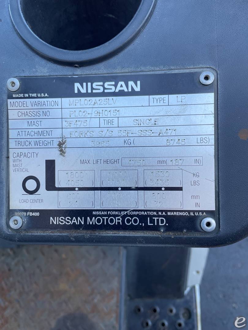 2004 Nissan MPL02A25LV