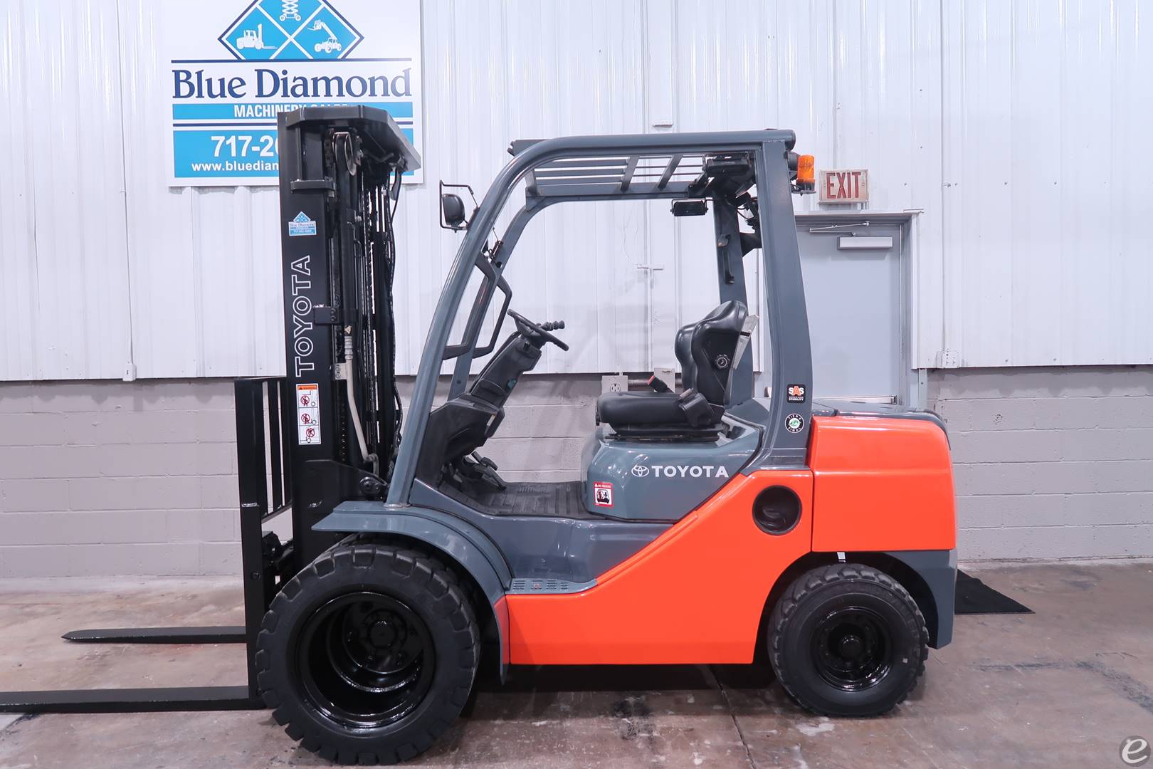 2019 Toyota 8FDU30 Diesel Forklift - 123Forklift
