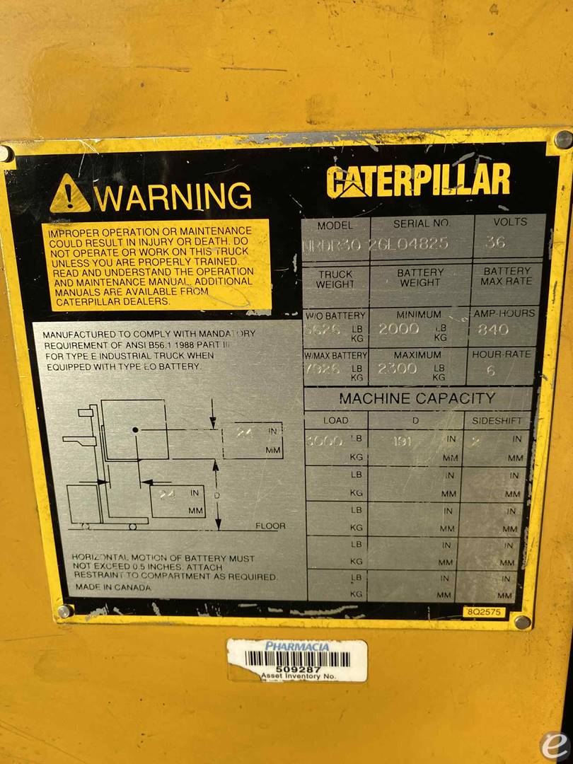 1999 Cat NRDR30