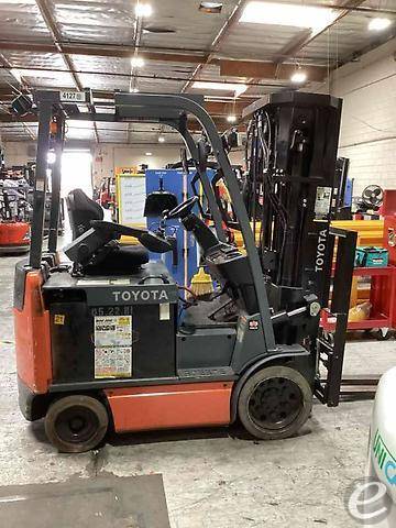 2017 Toyota 8FBCU25 Electric Forklift - 123Forklift