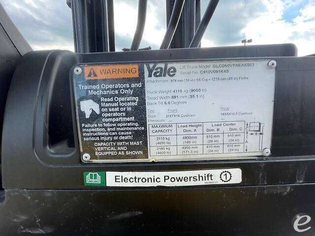 2018 Yale GC050VX LP Gas Forklift - 123Forklift