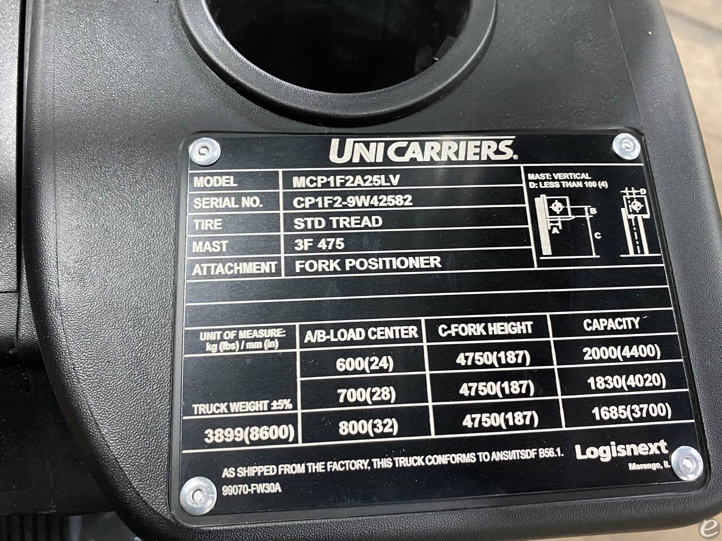 2023 Unicarriers CF50LP