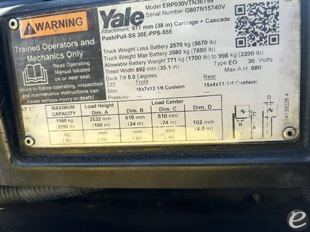 2021 Yale ERP030VT
