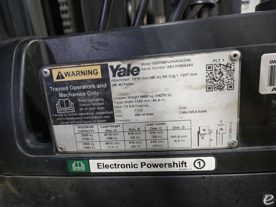 2021 Yale GP080VX