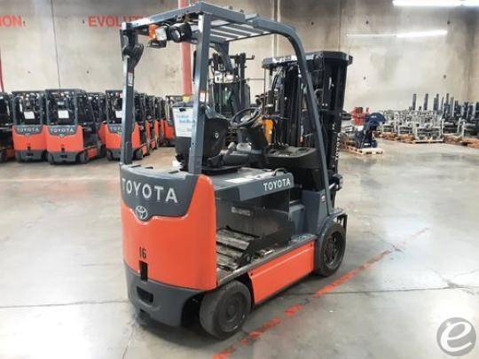 2017 Toyota 8FBCHU25 Electric Forklift - 123Forklift