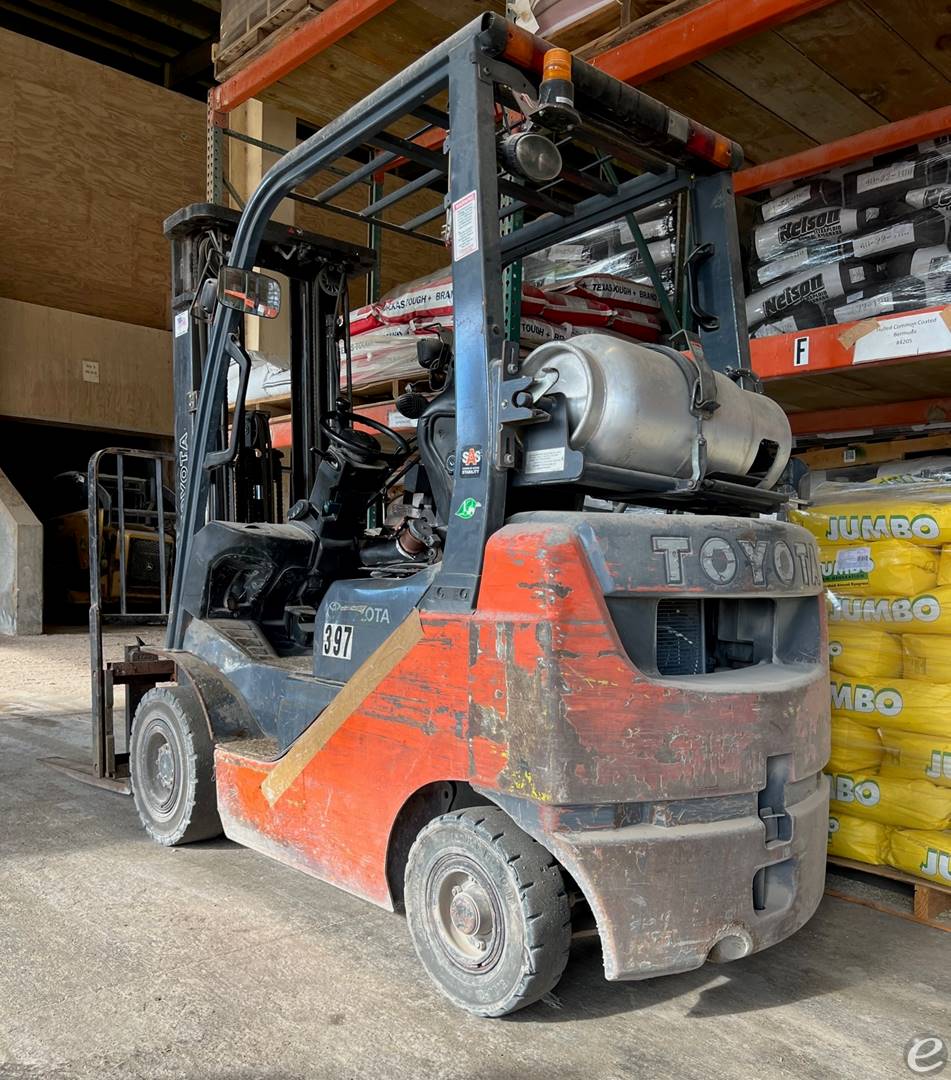 2017 Toyota 8FGU18 LP Gas Forklift
