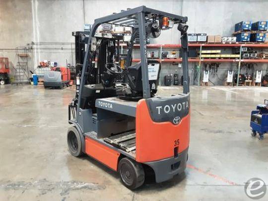 2017 Toyota 8FBCHU25 Electric Forklift - 123Forklift