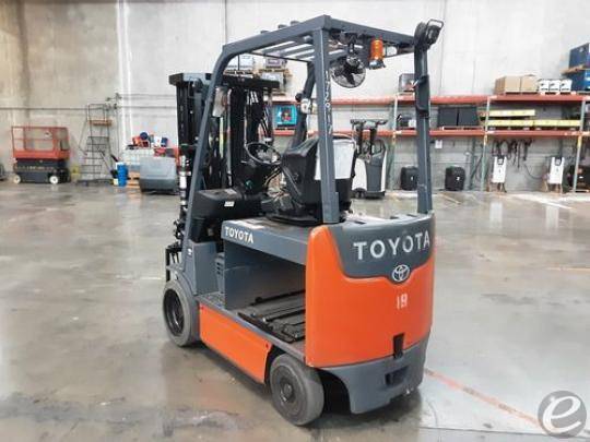 2017 Toyota 8FBCHU25 Electric Forklift - 123Forklift