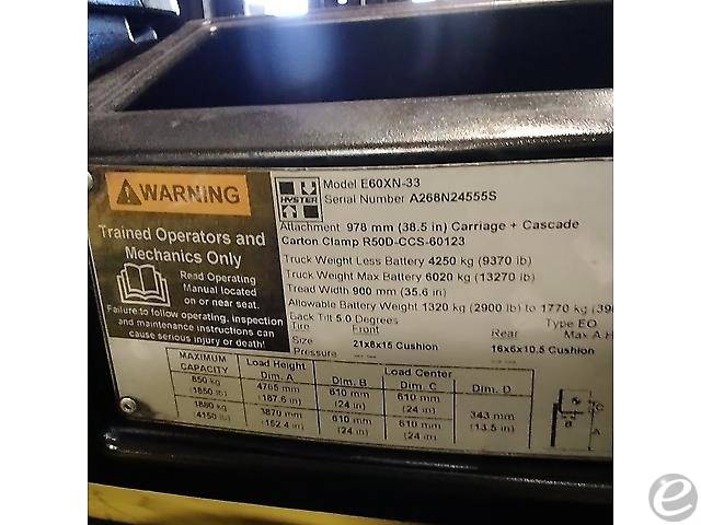 2018 Hyster E60XN