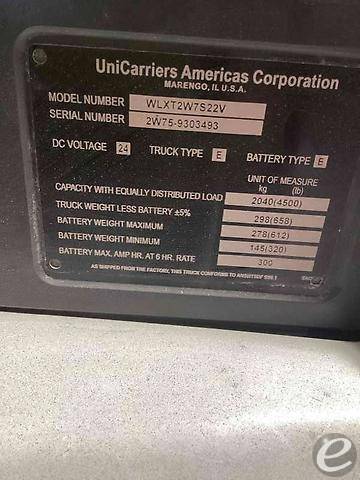 2019 Nissan                                             WLX45S Electric Forklift - 123Forklift