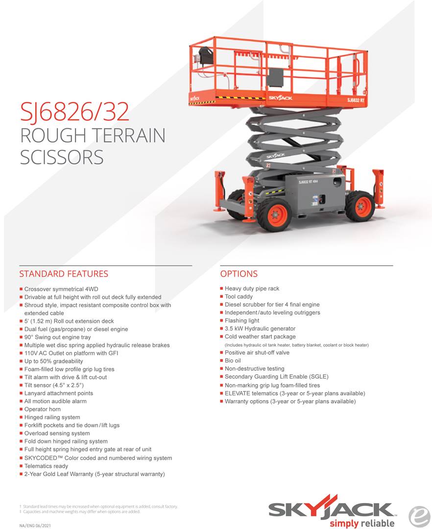 Skyjack SJ6826RT