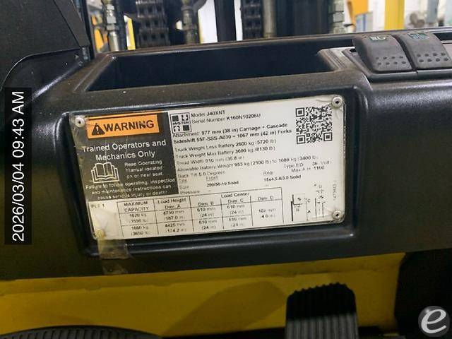 2020 Hyster J40XNT