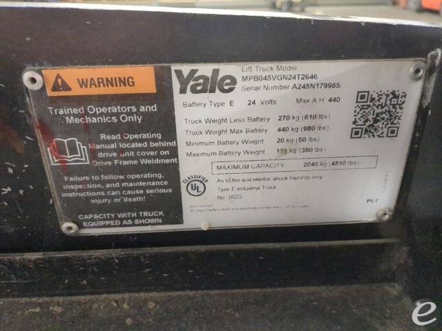 2017 Yale MPB045VGN24T2646