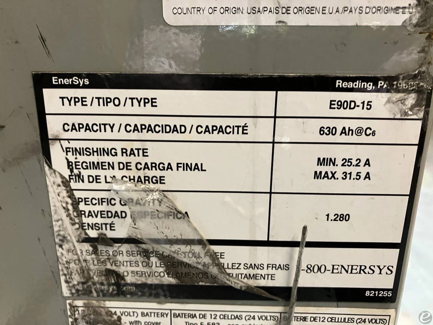2023 Enersys 12-85-15