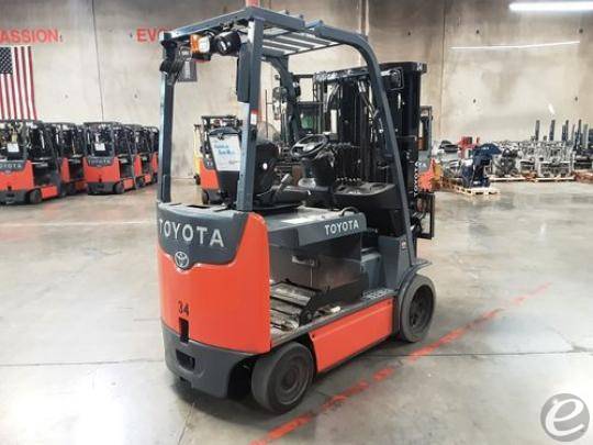 2017 Toyota 8FBCHU25 Electric Forklift - 123Forklift