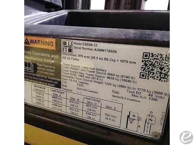 2015 Hyster E50XN
