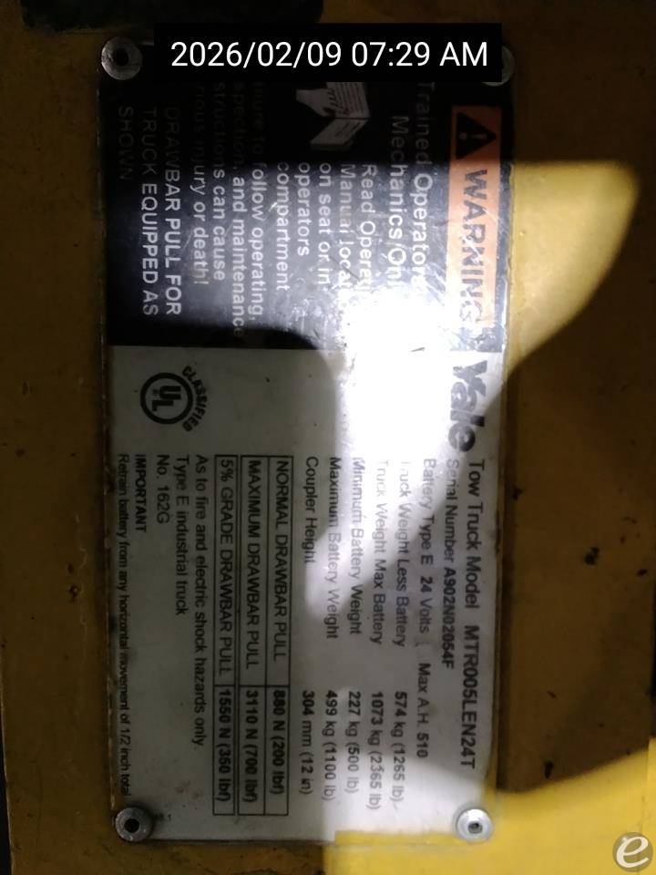 2008 Yale MTR005-E