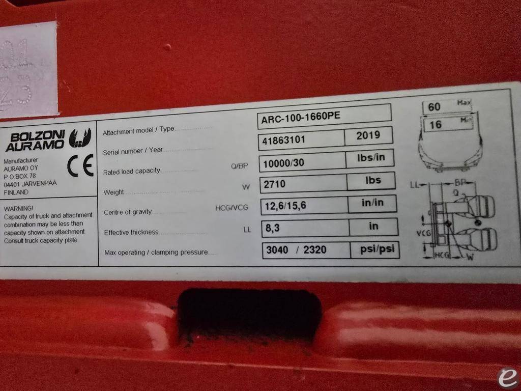 Bolzoni ARC-100-1060PE