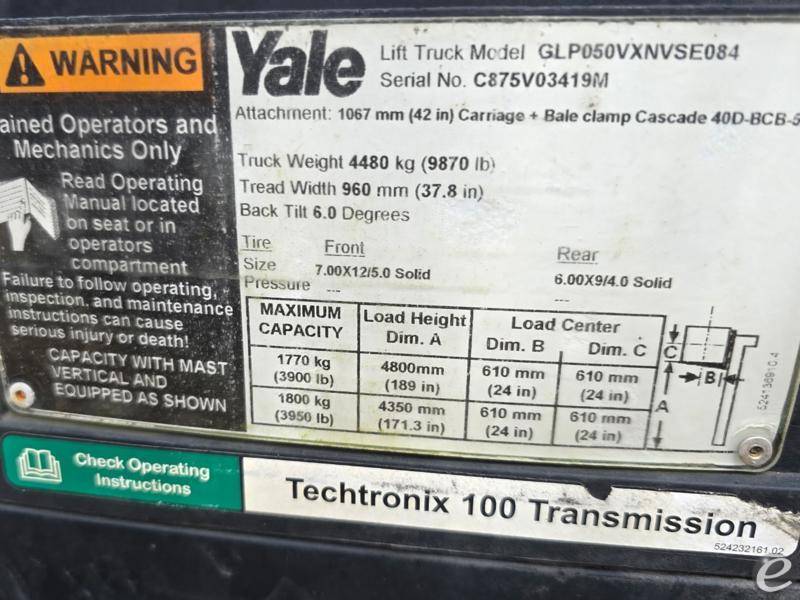 2014 Yale GLP050VX