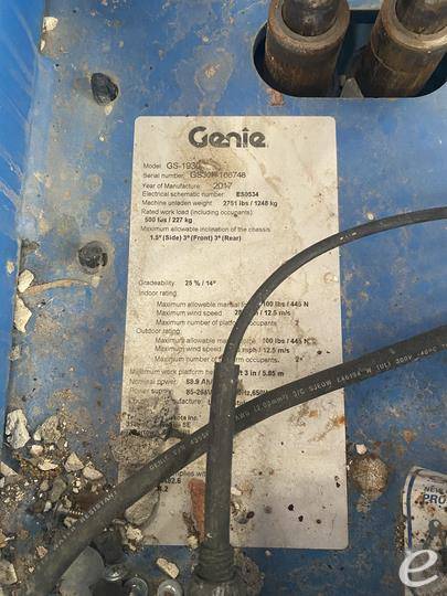 2017 Genie GS-1930