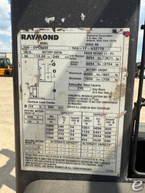 Raymond 560OPC30TT