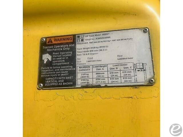 2017 Hyster H50XT LP Gas Forklift - 123Forklift