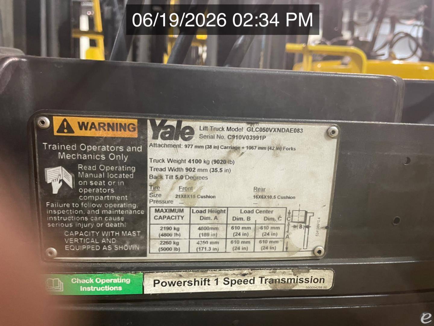 2016 Yale GC050VX