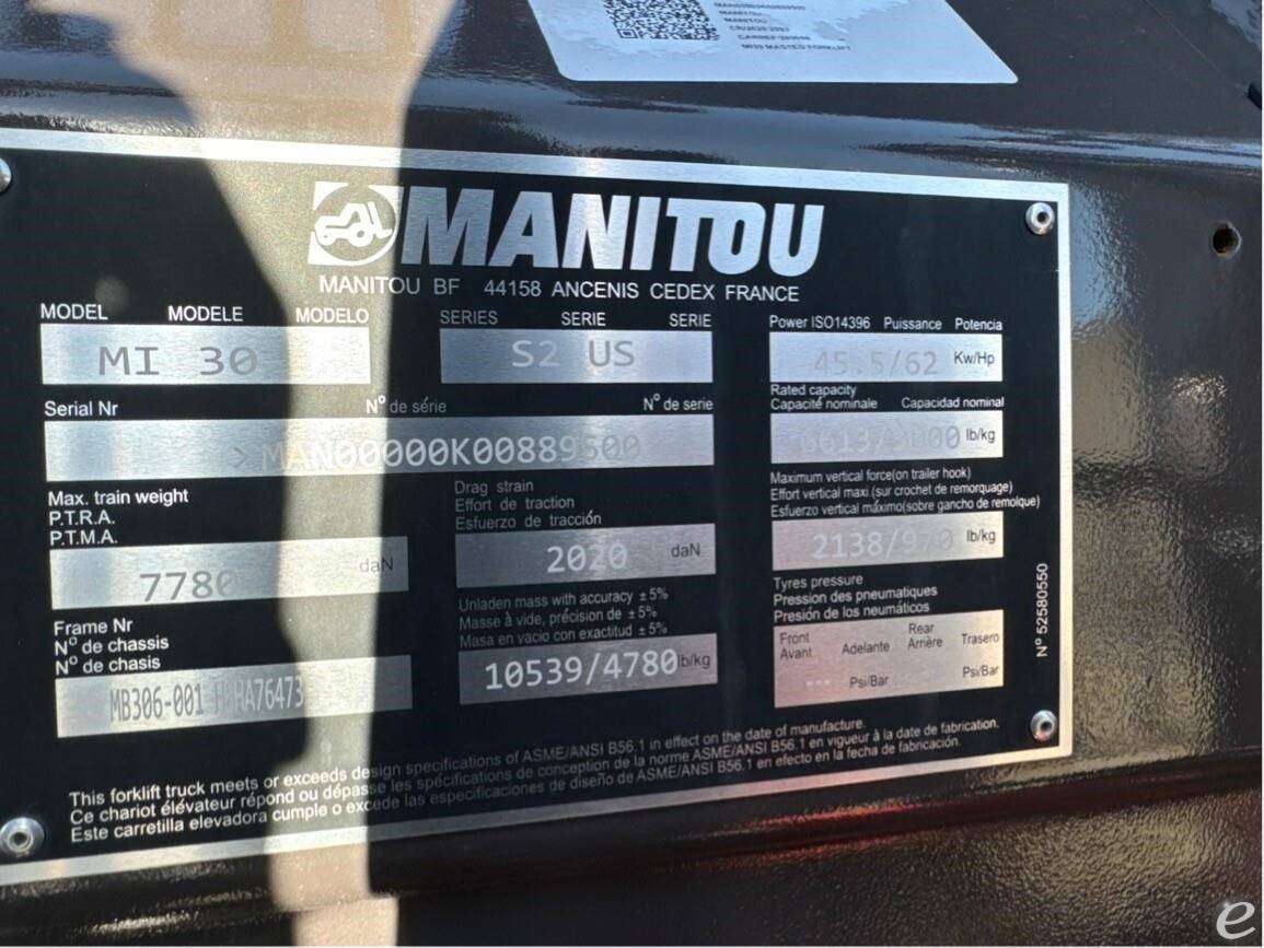2023 Manitou MI30G