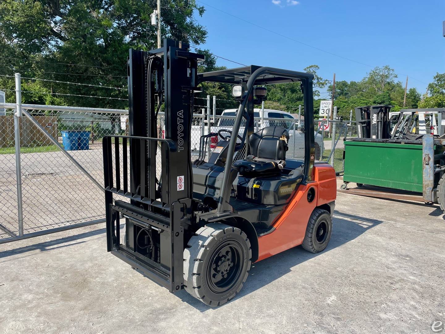 2017 Toyota 8FDU30 Diesel Forklift