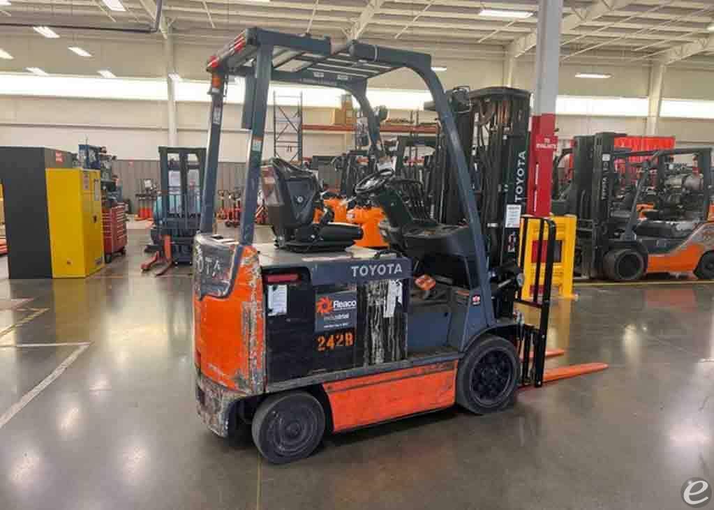 2017 Toyota 8FBCHU25 Electric Forklift - 123Forklift