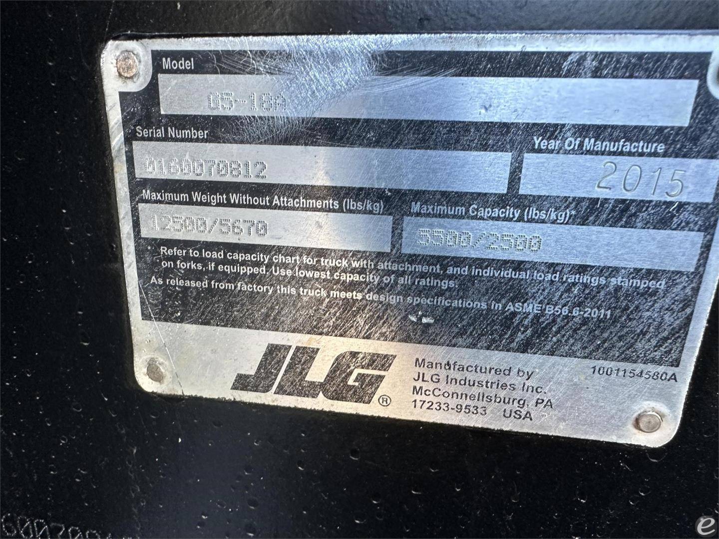 2015 JLG G5-18A