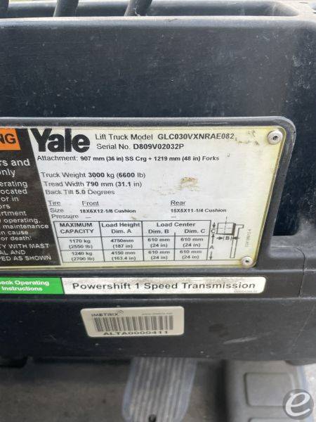 2016 Yale GLC030VXNRAE082