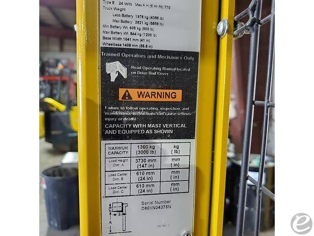 2015 Yale OS030EF Electric Order Picker - 123Forklift