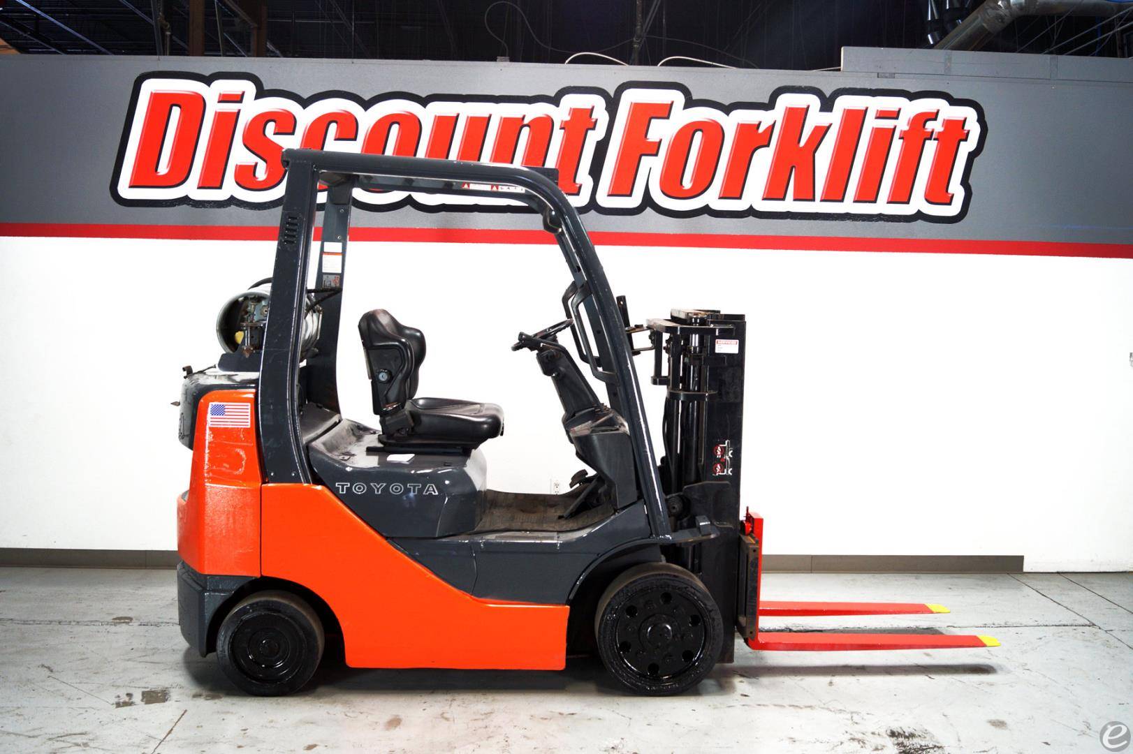 2009 Toyota 8FGCU20 LP Gas Forklift...