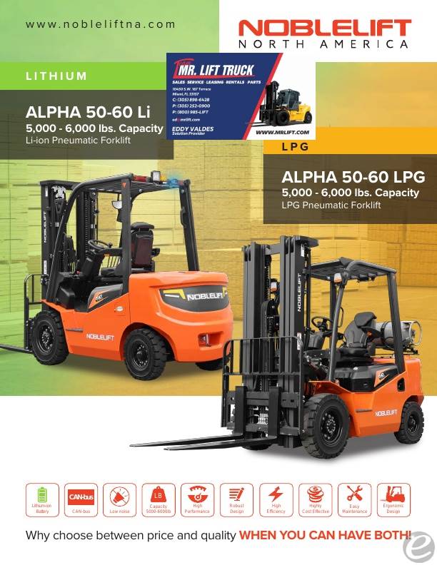 2026 Noblelift ALPHA 50