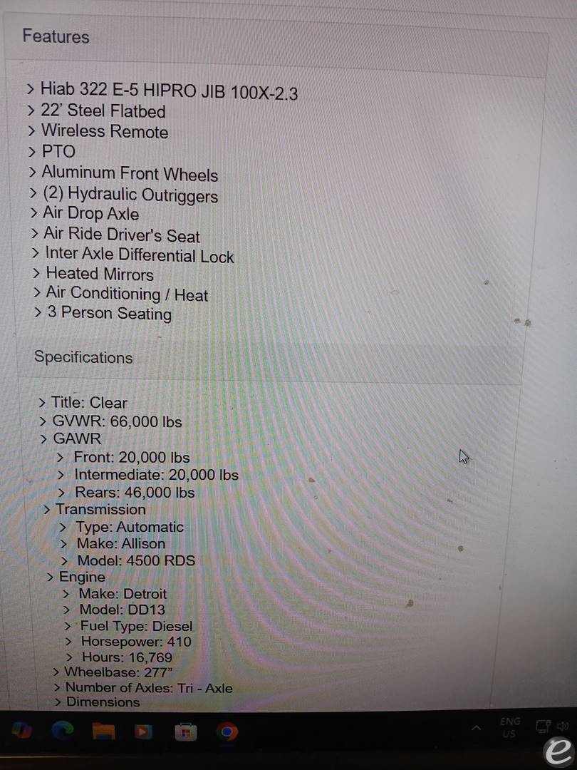 2016 FREIGHTLINER 114SD