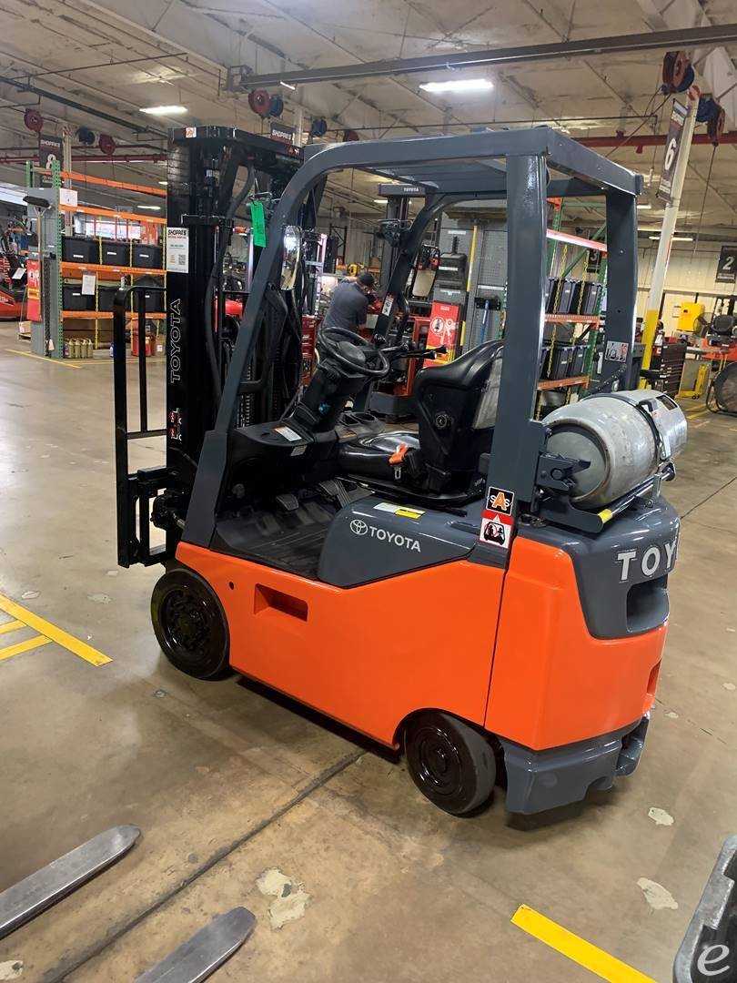 2018 Toyota 8FGCU15 LP Gas Forklift...