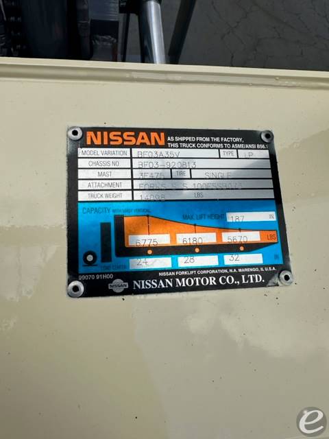 1999 Nissan BF03A35V