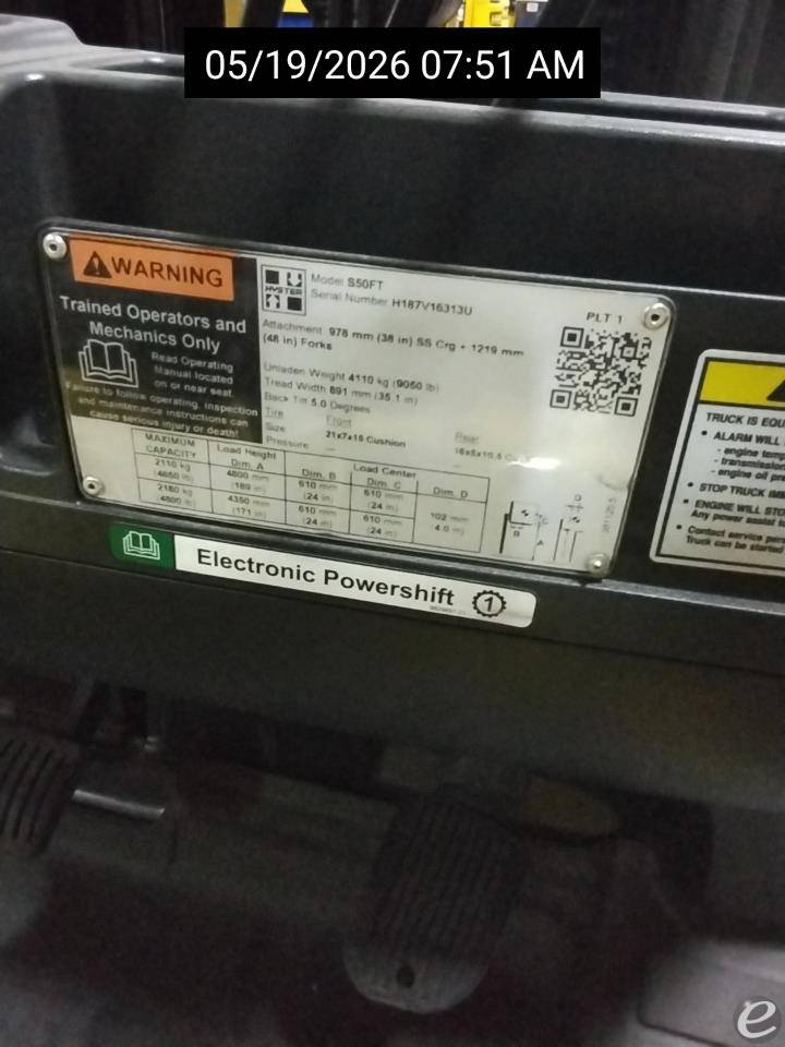 2020 Hyster S50FT