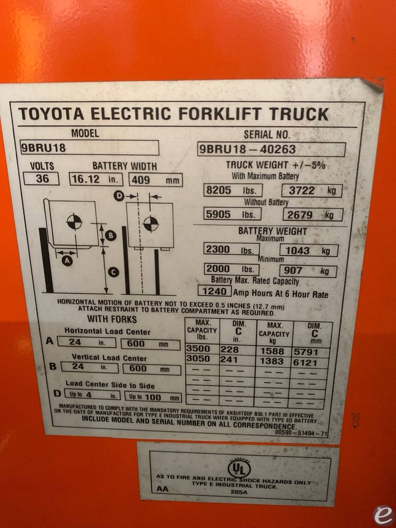 2019 Toyota 9BR183M241