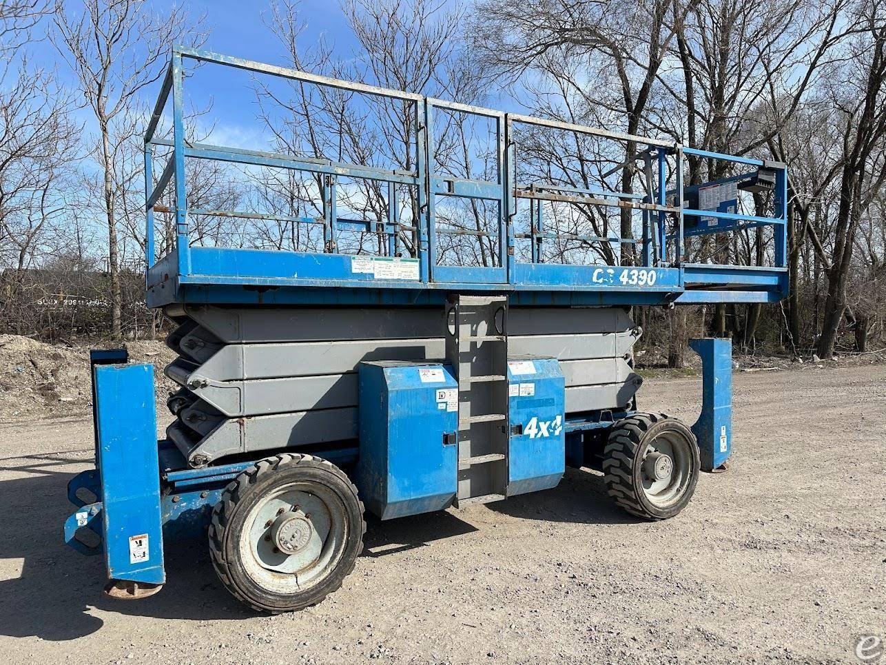 2013 Genie GS4390RT Diesel Scissor Lift - 123Forklift