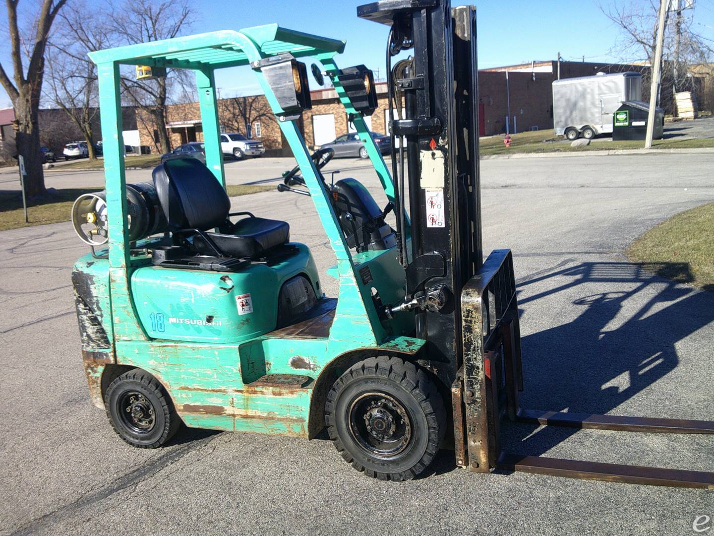 2002 Mitsubishi FG18K LP Gas Forklift - 123Forklift