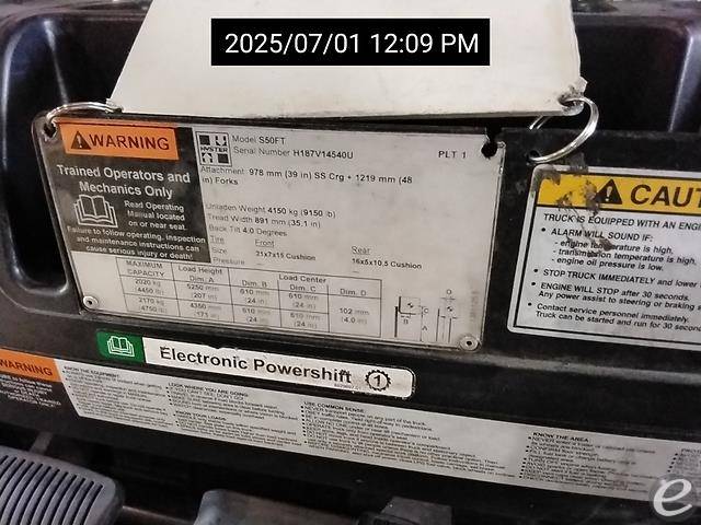 2020 Hyster S50FT