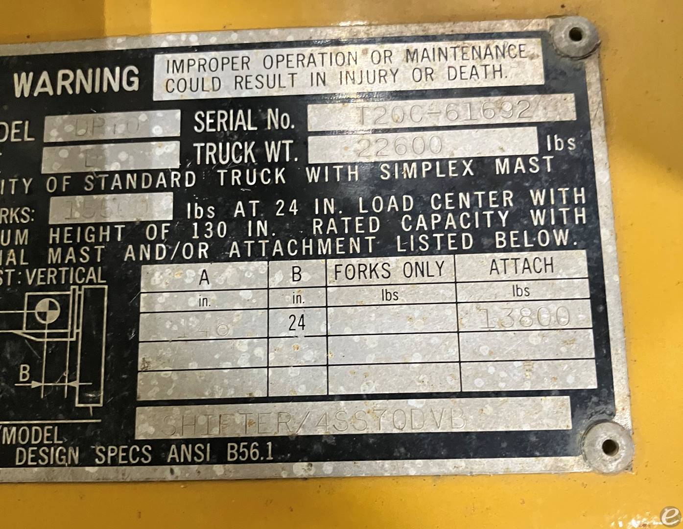 2003 Cat DP70