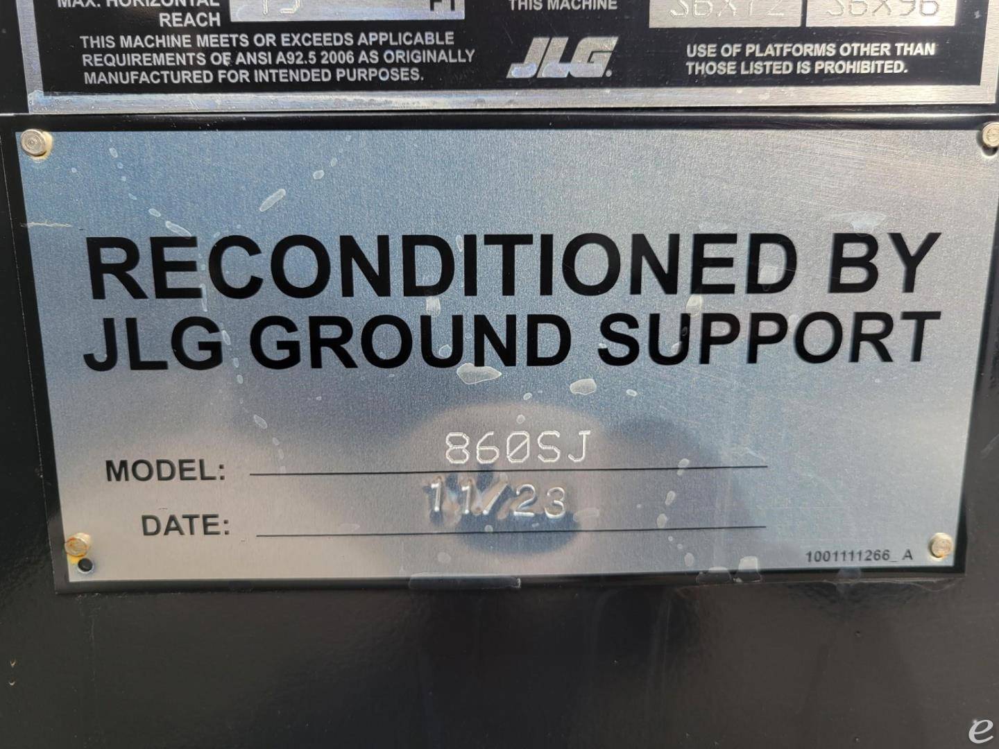 2014 JLG 860SJ