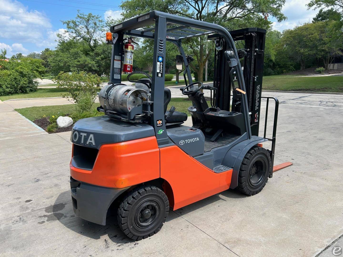 2021 Toyota 8FGU25 LP Gas Forklift - 123Forklift