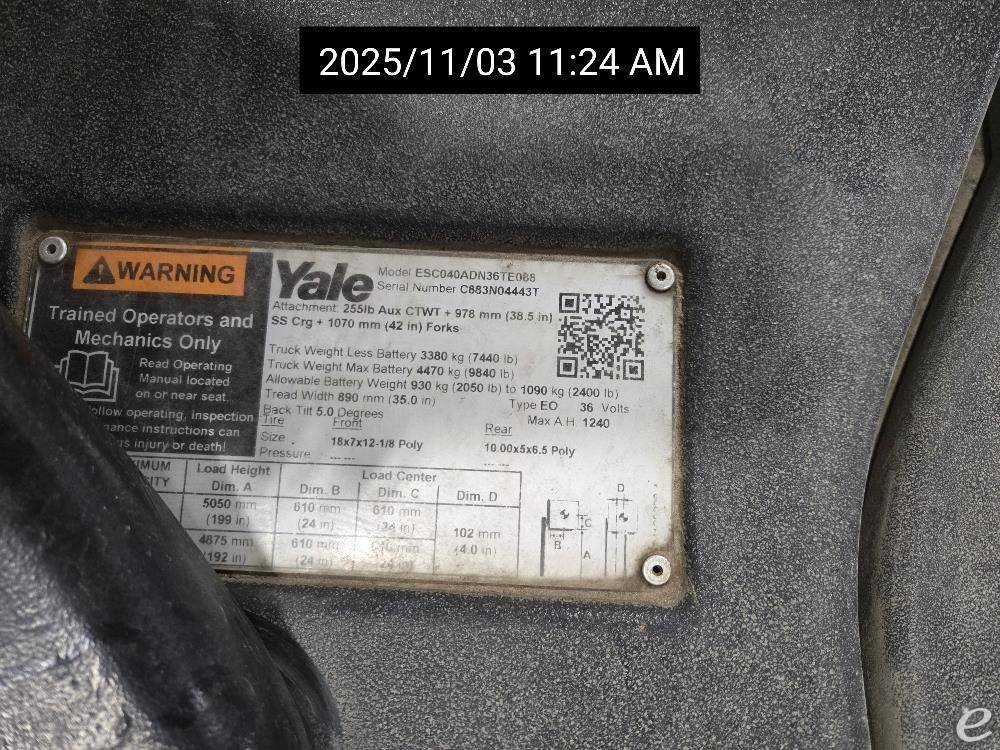 2019 Yale ESC040AD
