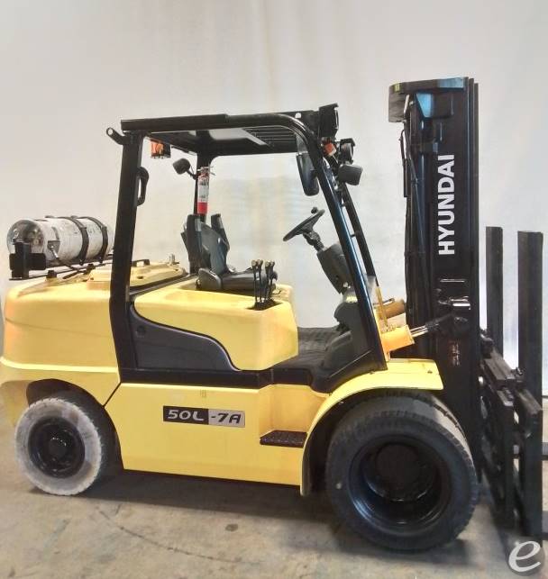2017 LP Gas Hyundai 50L 7A Pneumatic Tire 4 Wheel Sit Down