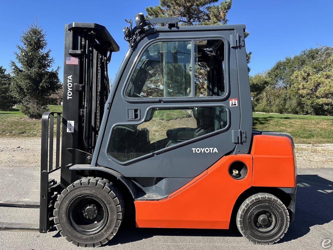 2014 Diesel Toyota Sit Down Rider 8fdu25 123forklift