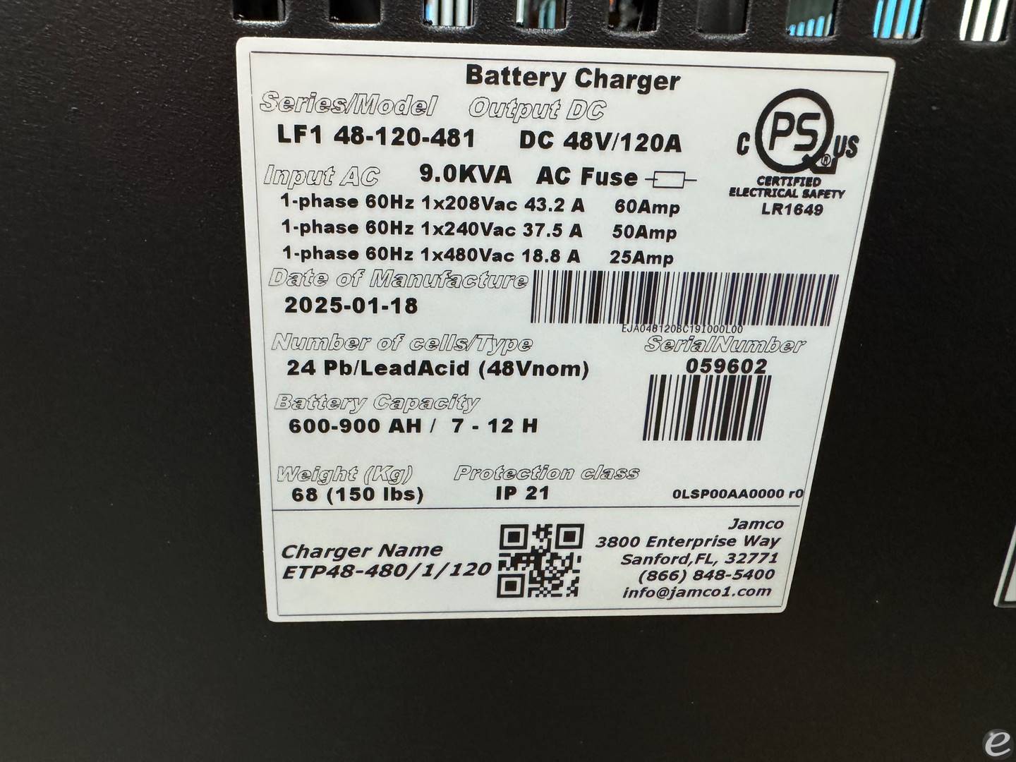 2025 Eagletronic LF1 48-120-481